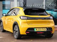 Used Peugeot e-208 GT 100 kW (136 HP) 2022 Yellow Hatchback