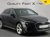 Used Audi A3 Sportback e-tron S-Line 2022 Black Hatchback