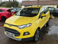 Used Ford Ecosport Titanium 95 HP (69 kW) 2015 Yellow SUV