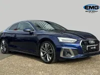 Used Audi A5 S-Line 265 HP (194 kW) 2022 Blue Coupe