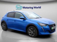 Used Peugeot e-208 Allure Premium 100 kW (136 HP) 2021 Blue Hatchback