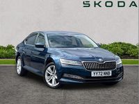 Used Skoda Superb SE L 150 HP (110 kW) 2023 Petrol blue metallic Hatchback