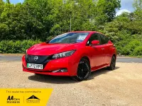 Usado Nissan Leaf N-Connecta 160 kW (218 CV) 2022 Rojo Utilitario