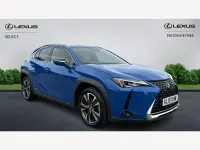Used Lexus UX E-FOUR 184 HP (135 kW) 2019 Blue SUV