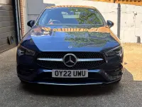 Used Mercedes CLA250e AMG Line Premium 218 HP (160 kW) 2022 Blue Coupe