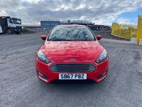 Used Ford Focus Zetec 125 HP (91 kW) 2017 Red Hatchback