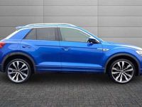 Used VW T-Roc R-line 150 HP (110 kW) 2021 Ravenna blue SUV