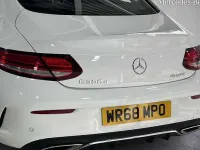 Used Mercedes C300 AMG line 245 HP (180 kW) 2018 White Coupe