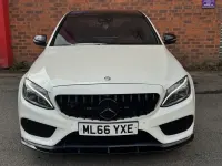 Used Mercedes C220 AMG Line Premium Plus 170 HP (125 kW) 2016 White Sedan