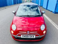 Używany Fiat 500 Lounge 69 KM (50 kW) 2009 Czerwony Kabriolet
