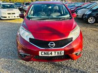 Used Nissan Note Tekna 90 HP (66 kW) 2014 Red Hatchback