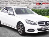 Used Mercedes E220 SE 2015 White Sedan