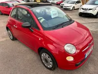 Used Fiat 500 Pop 69 HP (50 kW) 2015 Red Cabriolet