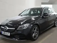 Used Mercedes C220 AMG Line Premium 191 HP (140 kW) 2019 Black Estate