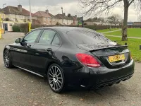 Used Mercedes C220 AMG Line Premium 170 HP (125 kW) 2016 Black Sedan