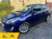 Used Ford Fiesta Titanium 100 HP (73 kW) 2018 Blue Hatchback