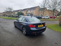 Used BMW 218 Sport Line 2016 Blue Coupe