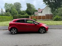Used Kia Rio 2012 Red Hatchback