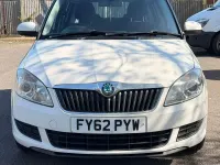 Used Skoda Fabia SE 90 HP (66 kW) 2012 White Hatchback