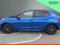 Used Skoda Fabia Colour Edition 79 HP (58 kW) 2023 Race blue metallic black body / magic pearl effect roof Hatchback