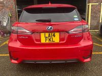 Used Lexus CT200h 2014 Red Hatchback
