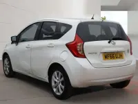Used Nissan Note S 98 HP (72 kW) 2016 White Hatchback