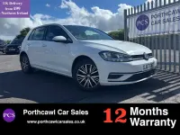 Used VW Golf VII SE 115 HP (84 kW) 2017 White Hatchback