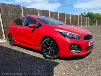 Used Kia Ceed GT-Line 136 HP (100 kW) 2016 Red Hatchback