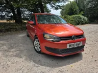 Used VW Polo SE 70 HP (51 kW) 2010 Orange Hatchback