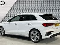 Used Audi A3 S-Line 150 HP (110 kW) 2022 White Sedan