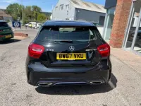 Used Mercedes A160 AMG line 102 HP (75 kW) 2018 Black Hatchback