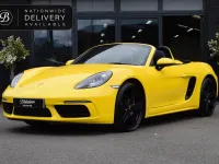 Used Porsche 718 Boxster 2017 Yellow Cabriolet