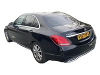 Used Mercedes C220 170 HP (125 kW) 2017 Black Sedan