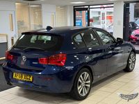 Used BMW 120 Sport Line 184 HP (135 kW) 2018 Blue Hatchback