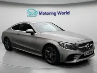 Used Mercedes C200 AMG line 198 HP (145 kW) 2020 Silver Coupe