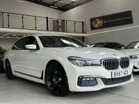 Begagnad BMW 730 M Sport 265 HK (194 kW) 2017 Vit Sedan