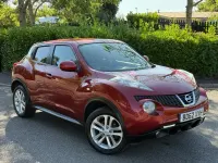 Used Nissan Juke Acenta 117 HP (86 kW) 2012 Red SUV