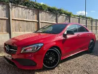 Used Mercedes CLA220 AMG line 2019 Red Coupe