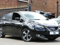 Used Nissan Leaf 110 kW (150 HP) 2018 Black Hatchback