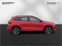 Used Skoda Karoq SportLine 110 HP (80 kW) 2025 Velvet red metallic SUV