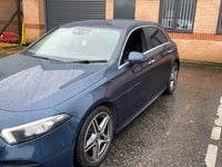 Used Mercedes A200 AMG Line Premium 150 HP (110 kW) 2021 Blue Hatchback