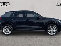 Used Audi Q2 S-Line 150 HP (110 kW) 2018 Mythos black, metallic SUV