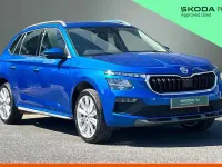 Used Skoda Kamiq SE L 115 HP (84 kW) 2024 Race blue metallic SUV