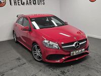 Used Mercedes A160 AMG line 102 HP (75 kW) 2018 Red Hatchback