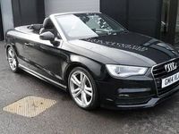 Used Audi Cabriolet S-Line 150 HP (110 kW) 2014 Black Cabriolet