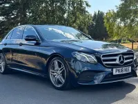 Used Mercedes E220 AMG line 194 HP (142 kW) 2018 Green Sedan