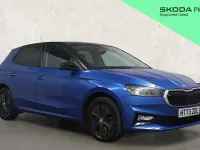Used Skoda 110 R Colour Edition 81 HP (59 kW) 2024 Race blue metallic black body / magic pearl effect roof Hatchback
