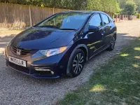 Used Honda Civic ES 120 HP (88 kW) 2013 Blue Hatchback