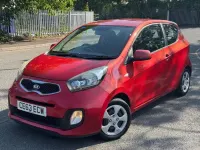 Used Kia Picanto 68 HP (50 kW) 2013 Red Hatchback