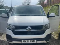 Begagnad VW Transporter Highline 2021 Vit Van